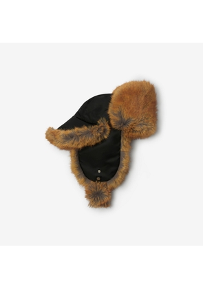 Burberry Faux Fur and Nylon Trapper Hat