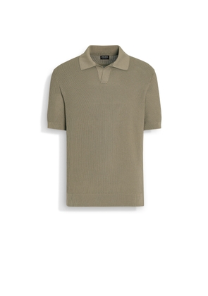 Olive Green Premium Cotton Polo Shirt