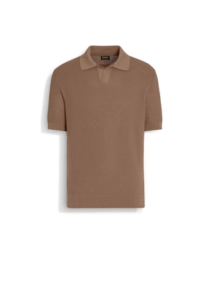 Light Brown Premium Cotton Polo Shirt