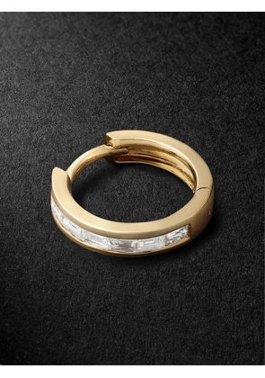 Jacquie Aiche - Gold Diamond Single Hoop Earring - Men - Gold