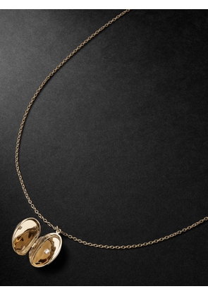 PATTARAPHAN - Neo Pritsana 14-Karat Gold Diamond Locket Necklace - Men - Gold