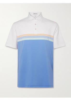 Peter Millar - Windham Striped Tech-Jersey Golf Polo Shirt - Men - Blue - S