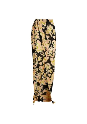 Etro Floral Wrap Maxi Skirt
