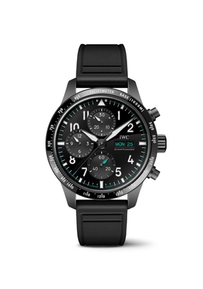 Iwc Schaffhausen X Mercedes-Amg Petronas Ceratanium Pilot'S Performance Chronograph Watch 41Mm