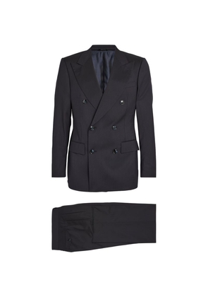 Giorgio Armani Wool Double-Breasted Two-Piece Suit
