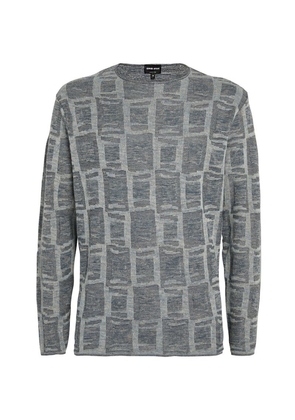Giorgio Armani Linen-Wool Blend Sweater