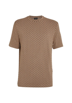 Giorgio Armani Geometric Print T-Shirt