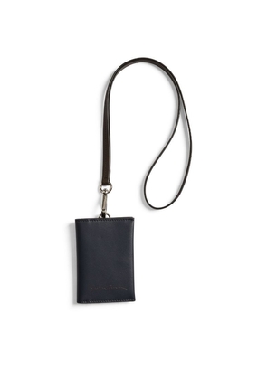 Giorgio Armani Leather Bi-Fold Card Holder