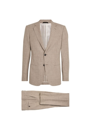 Giorgio Armani Linen-Blend Single-Breasted Two-Piece Suit