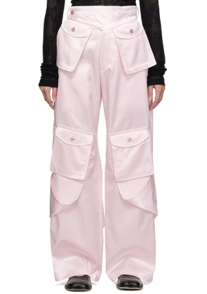 STRONGTHE Pink Cargo44 Trousers