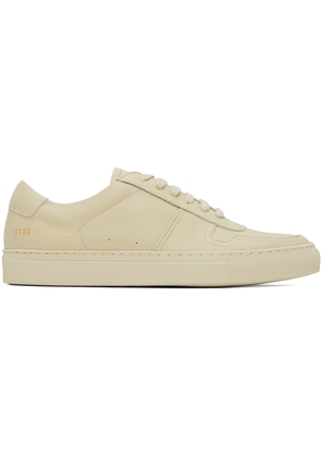 Common Projects Beige BBall Low Sneakers