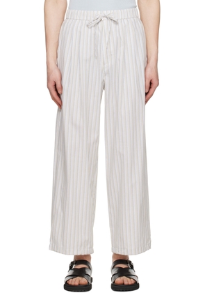 AMOMENTO Beige Drawstring Trousers