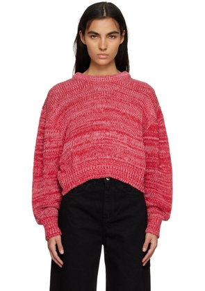 Marques Almeida Red Cropped Sweater