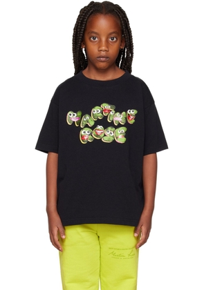 Martine Rose SSENSE Exclusive Kids Black Brittle T-Shirt