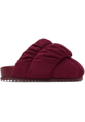YUME YUME SSENSE Exclusive Red Tent Mules