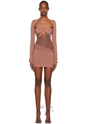 Nensi Dojaka SSENSE Exclusive Pink Minidress
