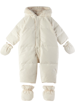 Bonpoint Baby White Daegon Down Snowsuit