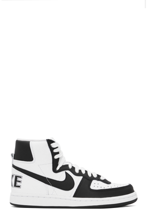 Comme des Garçons Homme Plus Black & White Nike Edition Terminator High Sneakers