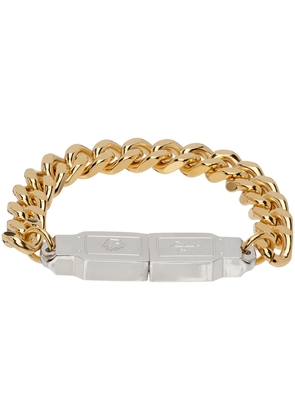 IN GOLD WE TRUST PARIS Gold & Silver USB Bracelet