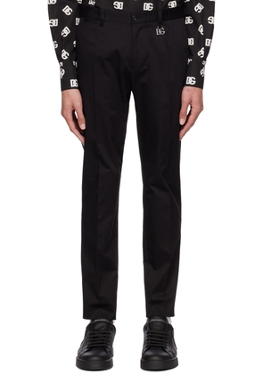 Dolce & Gabbana Black Hardware Trousers