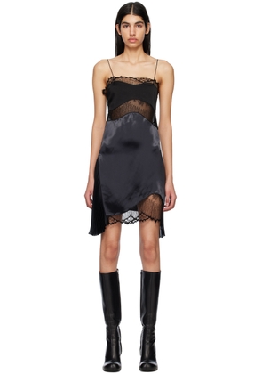 Victoria Beckham Black Lace Minidress