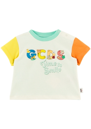 GCDS Kids Baby Multicolor Animals T-Shirt