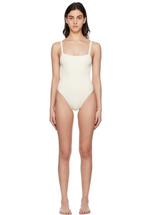 Lido Off-White Trentanove One-Piece Swimsuit