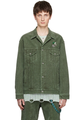Song for the Mute Khaki Oversized Worker Jacket