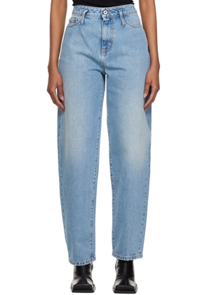 HALFBOY Blue Oversized Jeans