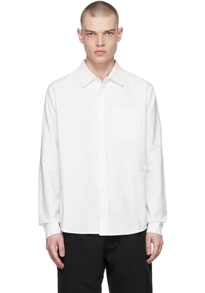 Advisory Board Crystals White Cotton Shirt
