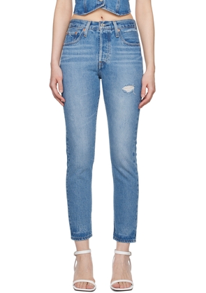 Levi's Blue 501 Skinny Jeans
