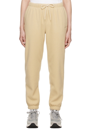 Outdoor Voices Beige Drawstring Lounge Pants
