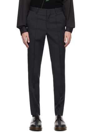 UNDERCOVER Gray Pinched Seam Trousers