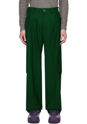 Kiko Kostadinov Green Megara Trousers
