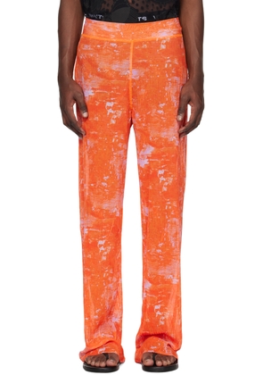 Henrik Vibskov Orange Sway Trousers