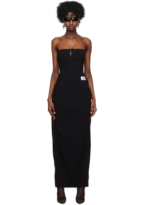 Dolce & Gabbana Black Kim Kardashian Edition Zip Vent Maxi Dress