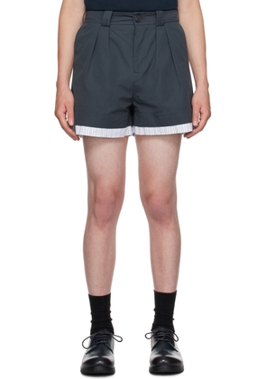 S.S.Daley Blue Layered Shorts