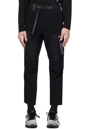 and wander Black Belted Trousers
