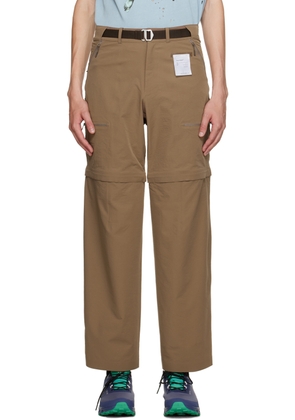Satisfy SSENSE Exclusive Brown Trousers
