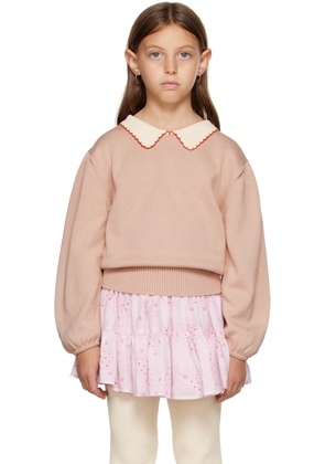 Misha & Puff Kids Pink Joanne Sweater
