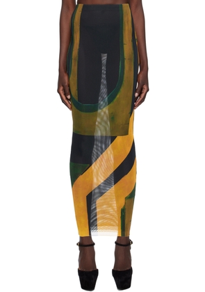 Louisa Ballou SSENSE Exclusive Multicolor Midi Skirt