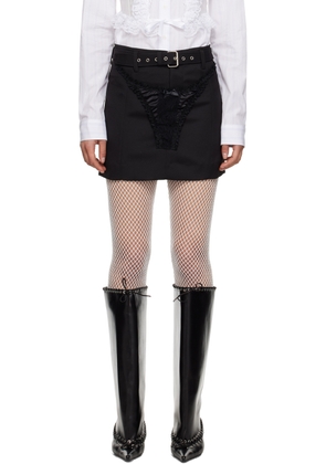 VAQUERA Black Underwear Miniskirt