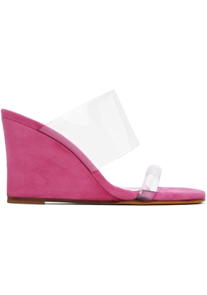 Maryam Nassir Zadeh Pink Olympia Wedge Sandals