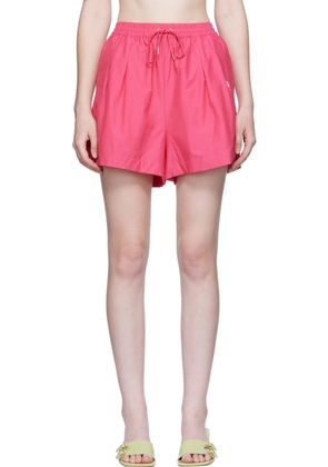 Silk Laundry Pink Cotton Shorts