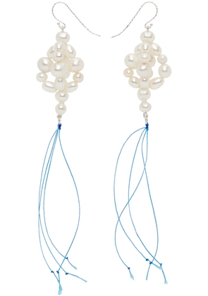 Bleue Burnham White Pearl Hanging Earrings
