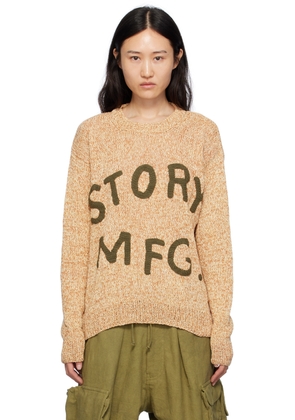 Story mfg. Yellow Spinning Sweater