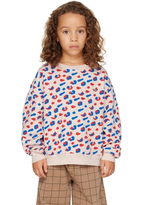 Bonmot Organic Kids Pink Leopard Sweatshirt