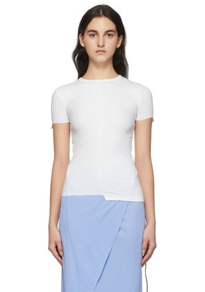 Helmut Lang White Luxe Pima T-Shirt