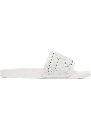 Diesel White Sa-Mayemi Puf X Sandals