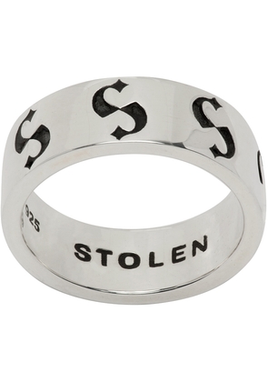 Stolen Girlfriends Club Silver 'S' Imprint Ring